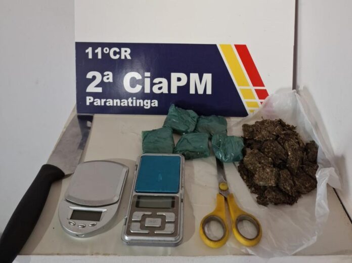 Apreensão da polícia em Paranatinga. Reprodução: Internet.