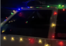 VÍDEO: Uno com enfeite natalino vira atração em Várzea Grande-MT