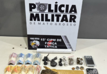 Força Tática prende dois por tráfico de drogas em Várzea Grande