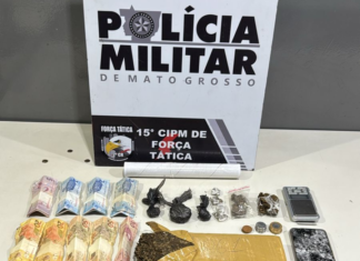 Força Tática prende dois por tráfico de drogas em Várzea Grande