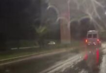 Vídeo: Acidente envolve carros e motocicleta no Sol Nascente, em Cuiabá