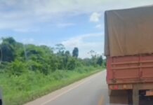 Vídeo: Acidente é registrado na BR-163 próximo a Sinop