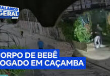 Veja Vídeo – Casal é flagrado abandonando corpo de bebê em caçamba em São Paulo; veja