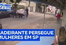 Veja Vídeo – Homem em cadeira de rodas persegue mulheres em ruas de São Paulo; veja