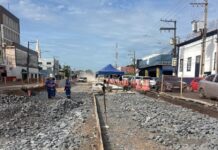 Trecho da Prainha será interditado para obras do BRT em Cuiabá
