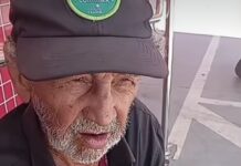 Vídeo: Idoso dorme em frente a farmácia após não conseguir cirurgia em Cuiabá