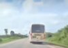 Vídeo: Ônibus com pacientes é flagrado em alta velocidade na BR-364 em Rondônia