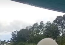 Vídeo: Carreta com combustível sai da pista após acidente na BR-163