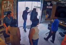 Vídeo: Quadrilha invade joalheria em Cuiabá e foge com carro roubado