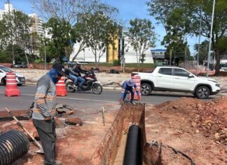 Avenida do CPA terá bloqueios parciais para obras do BRT em Cuiabá
