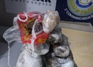 Quadrilha é presa com mais de 2 kg de drogas em kitnetes no bairro Novo Colorado, em Cuiabá