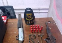 Homem é preso por violência doméstica e porte ilegal de armas em Santo Antônio do Leverger