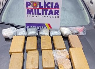 Apreensão de 14 Kg de Drogas em Ribeirão Cascalheira: Dois Presos