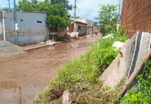 Sete bairros de Várzea Grande entram em alerta por risco de alagamentos