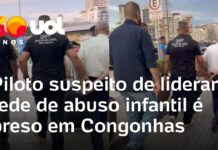 Veja Vídeo – Piloto suspeito de liderar rede de abuso infantil é preso no aeroporto de Congonhas; veja