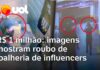 Veja Vídeo – Mais de R$ 1 milhão roubados em joalheria em SP; veja imagens