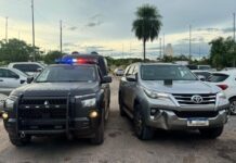 Bope recupera caminhonete furtada e prende suspeito em Cuiabá