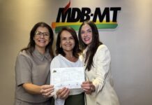 MDB reforça quadro em MT e mira eleições de 2026 com novas filiações