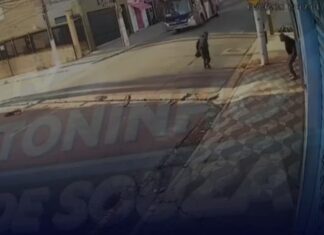 Vídeo: Idoso é atacado com pedrada enquanto aguardava ônibus em SP