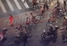 Vídeo: Ciclistas protestam nus por mais segurança no trânsito em São Paulo