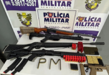 Apreensão de armas cresce 64% em Mato Grosso nos primeiros meses de 2026