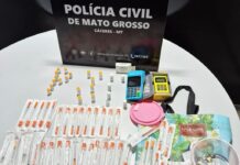 Operação da Polícia Civil apreende medicamentos irregulares e prende suspeito em Cáceres