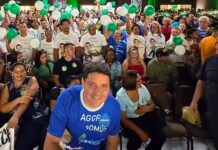 Mais de 350 apoiadores acompanham filiação do vereador Alex Rodrigues ao Podemos em Cuiabá