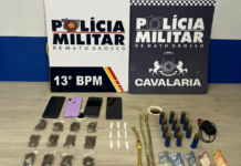 Oito suspeitos são detidos por tráfico de drogas em Lucas do Rio Verde e Nova Mutum