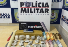 Rotam prende dois por tráfico de drogas e apreende entorpecentes em Cuiabá