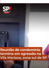 Reunião de condomínio termina em agressão e moradora é empurrada ao chão em SP