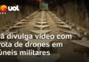 Veja Vídeo – Irã divulga vídeo de arsenal de drones em túneis em meio à tensão com EUA e Israel; veja
