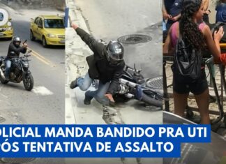 Veja Vídeo – Policial à paisana reage a assalto e confronto impressiona moradores do RJ; veja
