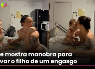 Veja Vídeo – Mãe mostra manobra para salvar o filho de um engasgo e viraliza; veja