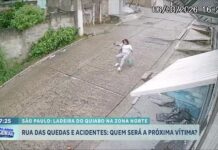 Veja Vídeo – Excesso de acidentes em ladeira escorregadia preocupa moradores de São Paulo