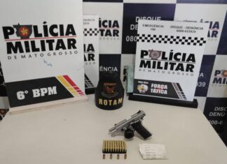 PM prende venezuelano flagrado queimando roupas após homicídio em Cáceres