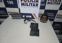 Rotam e 6º BPM prendem quadrilha por tentativa de homicídio em Cáceres
