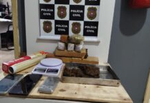 Polícia Civil desarticula depósito de drogas enterrado em mata e prende traficantes em Canarana