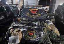 Operação da Rotam apreende fuzil e material das Farc em zona rural de Nova Lacerda