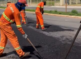 Várzea Grande intensifica recuperação viária após período chuvoso