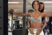 Bruna Gonçalves mostra treino ao lado de Ludmilla e brinca: ‘Nosso personal que lute’