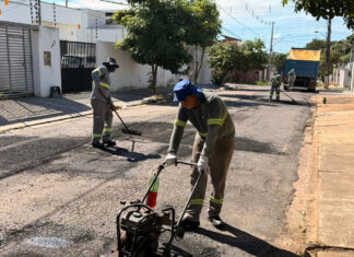 Cuiabá intensifica reparos viários com ampliação de equipes