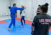 Projeto Lutadoras inicia aulas de defesa pessoal em Cuiabá