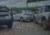 Vídeo: Colisão na Avenida do CPA em Cuiabá neste sábado