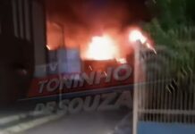 Vídeo: Incêndio de grandes proporções destrói boate Gerônimo, em Cuiabá