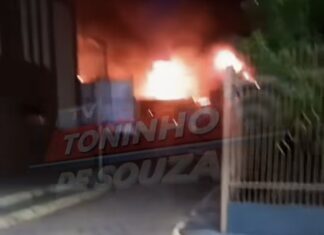 Vídeo: Incêndio de grandes proporções destrói boate Gerônimo, em Cuiabá