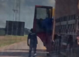 Vídeo: Briga entre caminhoneiro e guincheiro termina com nocaute na BR-163