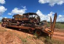 Sema-MT apreende três tratores por degradação ambiental em Santa Helena e Marcelândia