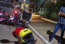 Jovem cai de moto e acaba preso bêbado em cidade de MT