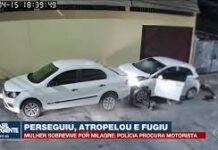 Veja Vídeo – Homem joga carro contra ex-companheira e foge na zona sul de São Paulo