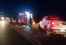 Bombeiros socorrem vítimas de acidente grave na BR-163 em Matupá